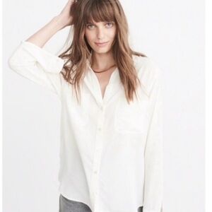 Abercrombie A&F silk button down
